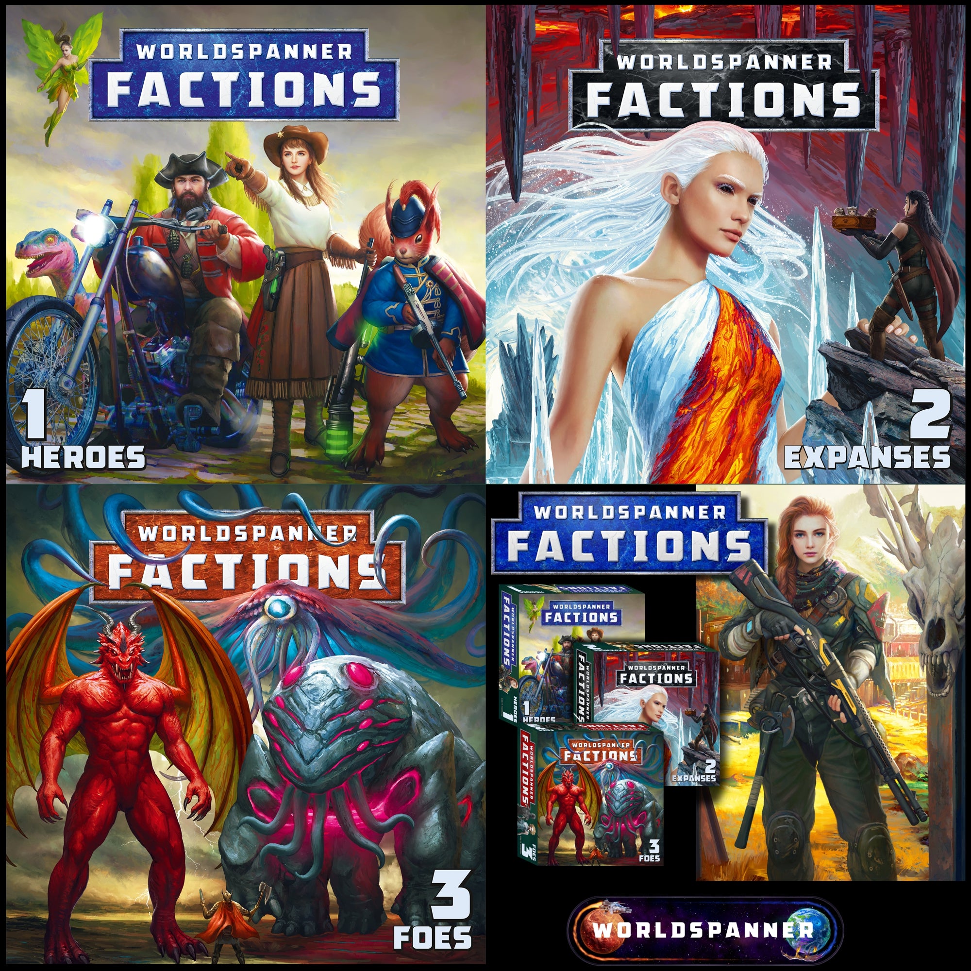 Faction Wiki WS Factions Bundle: Sets 1/2/3 – Worldspanner Shop